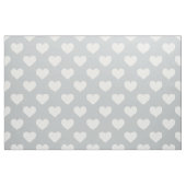 Tissu : Coeurs gris (Fat Quarter)