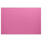 Tissu Coeurs noirs roses (Yard)