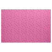 Tissu Coeurs noirs roses (Fat Quarter)