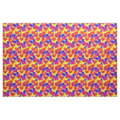 Tissu Coeurs peints brillants sur Jaune | Saint Valentin (Fat Quarter)