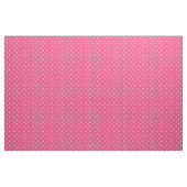 Tissu Coeurs pointes à pois rose chaud (Fat Quarter)
