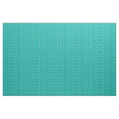 Tissu Cœurs pois turquoise (Fat Quarter)