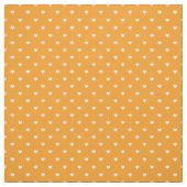 Tissu Coeurs Pots Orange Polka (Échantillon)