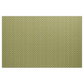 Tissu Coeurs Pots Polka Vert Olive (Fat Quarter)