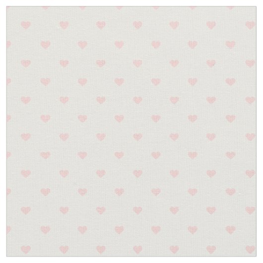 Tissu Coeurs Pots Rose Clair (Fermer)