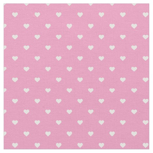 Tissu Coeurs Pots Roses (Fermer)
