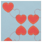 Tissu - Coeurs réfléchis (Fermer)
