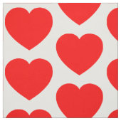 Tissu Coeurs rouges (Échantillon)