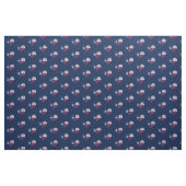 Tissu Coeurs vintages de drapeau du Texas (Yard)