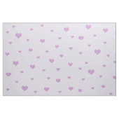 Tissu Coeurs violets éparpillés sur couleur Lilac clair (Fat Quarter)