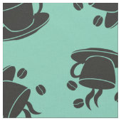 Tissu Coffee Break Aqua (Fermer)