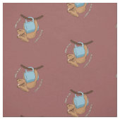 Tissu Coffee Sloth (Échantillon)