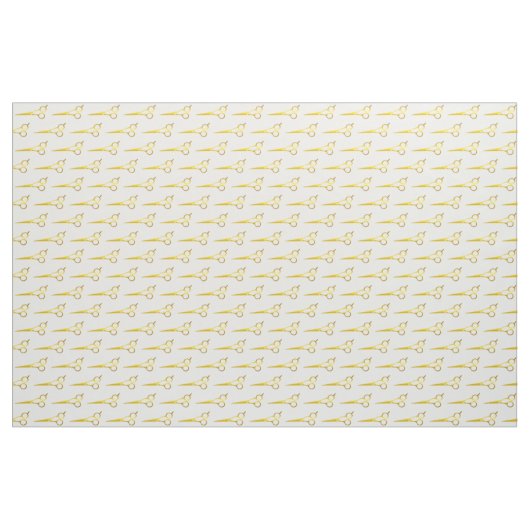 Tissu Coiffeur ciseaux motif coiffeur (Yard)