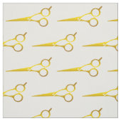 Tissu Coiffeur ciseaux motif coiffeur (Échantillon)