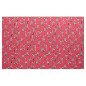 Tissu Coiffeur-coiffeur rouge Vintage (Fat Quarter)