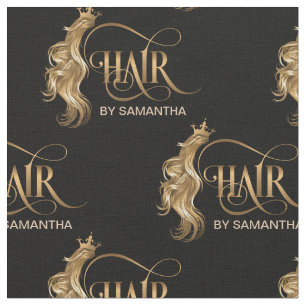 Tissu coiffeur coiffeuse coiffeuse cheveux ciseaux perru