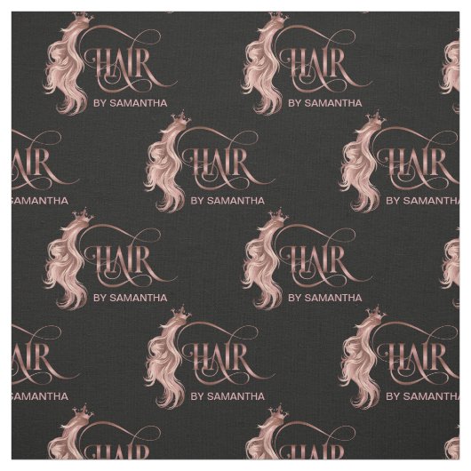 Tissu coiffeur coiffeuse coiffeuse cheveux perruque cise (Échantillon)