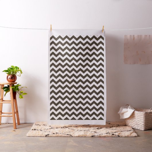 Tissu Cola Safari Chevron Grande Échelle (In Situ)