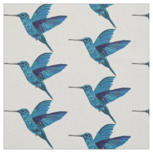 Tissu Colibri bleu