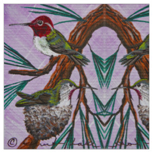 Tissu Colibri de Ruby Throat