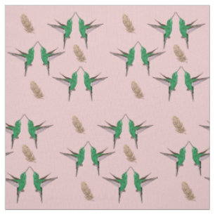 Tissu Colibri vert