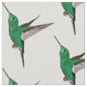Tissu Colibri vert (Détail)