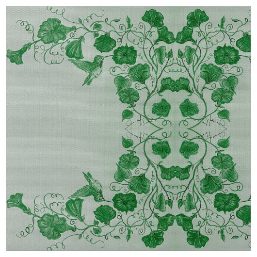 Tissu Colibri vert de mars (Échantillon)