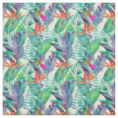 Tissu Colibris d'aquarelle (Échantillon)