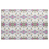 Tissu Colibris et fleurs (Fat Quarter)