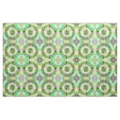 Tissu Collage abstrait vert citron et vert (Fat Quarter)