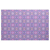 Tissu Collage abstrait violet et rose (Yard)