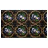 Tissu | Collage de bouddha dormant en argent (Fat Quarter)