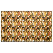 Tissu Collage de chats en Brown, Tan et Rust (Yard)