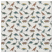 Tissu Collage de dinosaures en plastique (Échantillon)