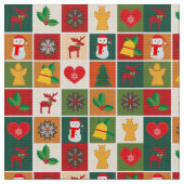 Tissu Collage de Noël (Fermer)