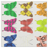 Tissu Collage de papillon (Fermer)