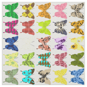 Tissu Collage de papillon