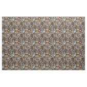 Tissu Collage de photos de chatons, (Fat Quarter)