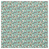 Tissu Collage des chiens bergers australiens australiens (Échantillon)