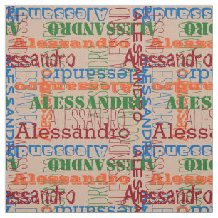 Tissu Collage nommé moderne amorti de Brights