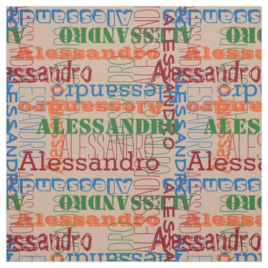 Tissu Collage nommé moderne amorti de Brights (Échantillon)