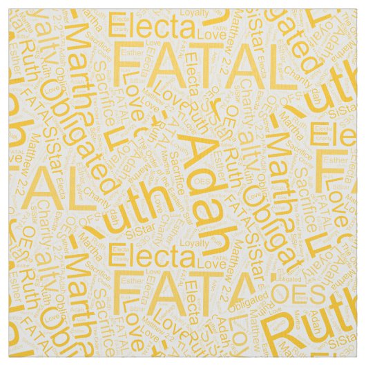 Tissu Collage OES Jaune (Échantillon)