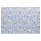 Tissu Collage tiré par la main de champignons (Fat Quarter)