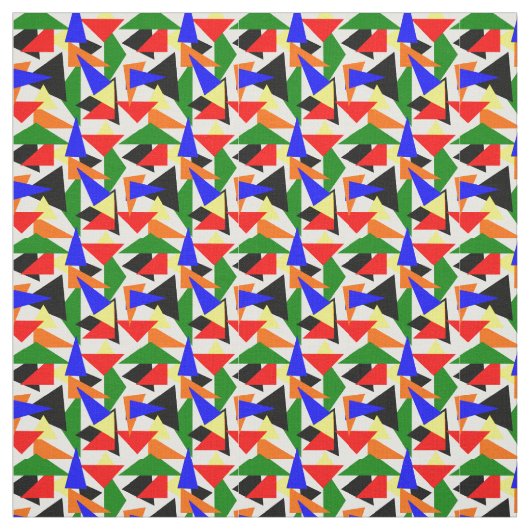 Tissu Collage triangulaire (Échantillon)