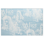 Tissu Collage vintage Alice Bleu Et Blanc (Fat Quarter)