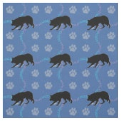 Tissu Collie de bordure d'ombre (Échantillon)