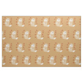 Tissu Collie Dog, Feuilles d'automne (Fat Quarter)