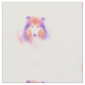 Tissu Collie rugueuse peinte (Fermer)