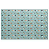 Tissu collier frontalier chiens animaux de compagnie ble (Fat Quarter)