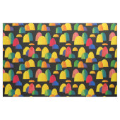 Tissu Collines peintes - Noir (Fat Quarter)